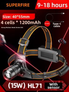 SUPERFIRE | Bright Long Lasting Night Fishing Outdoor Headlamp