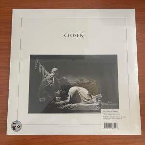แผ่นเสียง Joy Division ‎Closer Black Vinyl LP Album Remastered 180 gram มือหนึ่ง ซีล