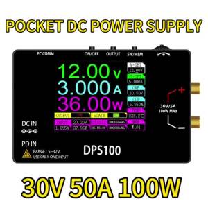 DPS100 Pocket Laboratory DC Power Supply 30V 5A 100W Adjustable Voltage Regulator Bench Switching PD QC