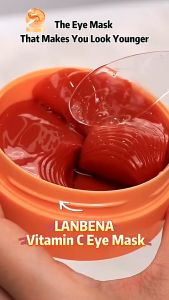 Lanbena Eye Mask Hyaluronic Remover Dark Circles Acid Collagen Moisturizing Eye Bag Anti Wrinkle Eye Patch Masker Muka 60Pcs