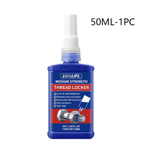 LOOLIFL | locking agent 50ML medium strength metal thread locking adhesive suitable for nuts and bolts manual disassembly anti loosening