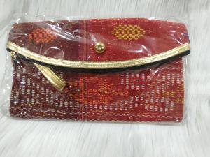 Dompet lipat bahan ulos batak