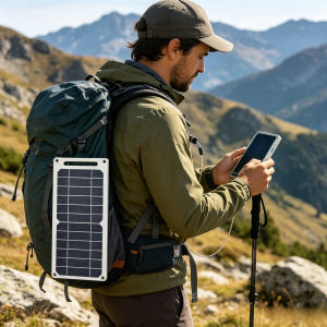 Professional Solar Panel 5V USB Portable Solar Charger Stabilize Voltage for Phone Power Bank Outdoor Camping RV Home Daily Gift