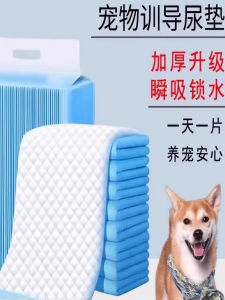 Thickened Disposable Dog Urine Pad Training Pads Pet Supplies Absorbent Odor Eliminator Dog Diapers Soft Non-Woven Fabric
