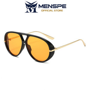 MENSPE Fashion Sunglasses Retro Double Beam Design Sunglasses Women Mens Driving Sunglasses UV400 Sun Protection Sunglasses Shopping Travelling Cycling Riding Running Fishing Sunglasses