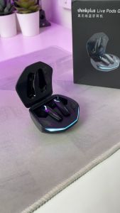 COD Lenovo ThinkPlus TWS Gaming Earphone True Wireless Bluetooth 5.3 - GM2 PRO / headset bluetooth wireless gaming merk terbaik terlaris trend model robot elegan keren telvon vlog ganteng full bass tanpa kabel austetic viral baterai tahan berkualitas baik