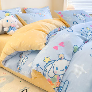 Miniso | Cotton Cartoon KT Cat Student Bedding Set