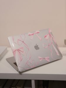 Transparent Butterfly Knot Computer Protective Case Suitable for MacBook Apple Huawei MatBook Microsoft Laptop New Style Apple Notebook Protective Shell