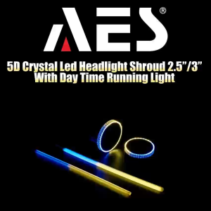 Shroud 5D Vietnam Style 2.5 Inch RGB AES M5 30CM DRL RGB AES 5D. HYBRID DIAMOND CRISTAL LED SLIM LED SHROUD 2.5 INCH WITH DRL COMBIE APPS