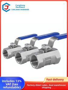 JISHUO | Stainless Steel One-Piece Ball Valve DN15 DN25 DN50