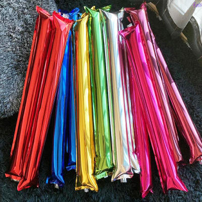 40pcs Cheering Sticks Vibrant Metallic Thunder Sticks Inflatable Sticks Cheerlea