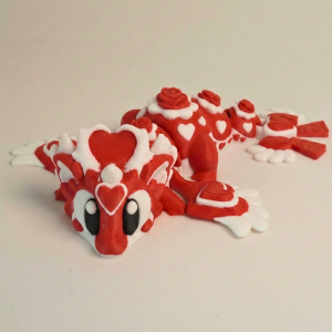 Heartseeker Mini Dragon – Articulated Desk Fidget