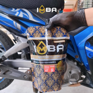 IMBA 10W40 4T Fully Synthetic API SP JASO MA2 (1L) Motorcycle Engine Oil Minyak Hitam Enjin Motor Motosikal Big Bike