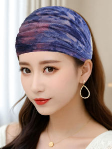 Wider Womens Hairband Face Washing Headscarf Postpartum Headwrap Dyed Headband Cap Windproof Hair Accessory Comfortable Fabric