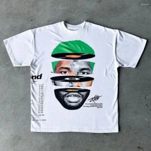 2000s Vintage Casual Girl Print Y2k Womens Tshirts Short Sleeve O-Neck Streetwear Harajuku Gothic Tee Crop Top Men Kid Clothes