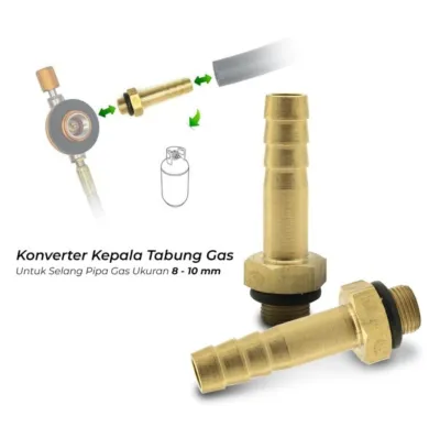 adaptor konverter regulator tabung gas kompor camping ke gas melon 3kg