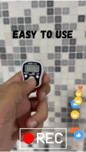 JKN 5186 Digital Tasbih – Finger Counter with Woven Strap LED Night Light & Easy Reset