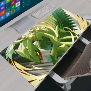 Bandai | Mouse Pad PC Gaming Anime Pokemon Treecko Mouse Pads Gamer Keyboard NonSlip Rubber Computer Carpet Desk Mat Sceptile MousePad