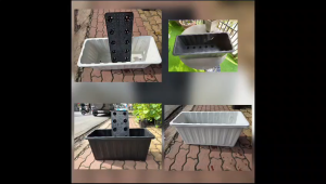 Khay nhựa trồng rau sạch sâu lòng thông minh có vỉ lót giải pháp hoàn hảo cho ban công sân thượng