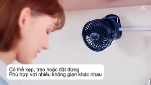 [ HÀNG MỚI ] Quạt mini để bàn siêu bền quạt tích điện Dung lượng lớn Pin siêu khủng liên tục Sạc Type C + Có đèn Linh động nơi đặt