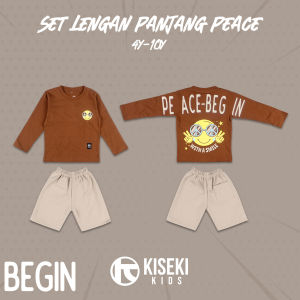 Kiseki Kids Setelan Anak Lengan Panjang Premium Cotton Combed 30s Tebal Nyaman Dipakai Usia 3-10 Tahun