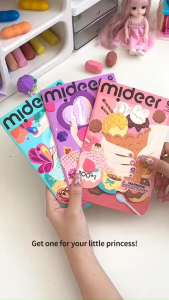 Đồ chơi nail Sticker dán móng tay cho bé có phản quang 300 chi tiết - Mideer Nail stickers Mideer