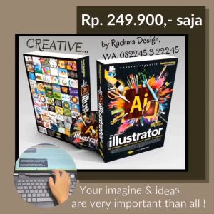 BUKU THE MAGIC OF ADOBE ILLUSTRATOR HENDI HENDRATMAN ASLI ORIGINAL BUKAN REPRO & REPRINT