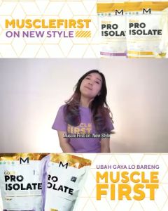Muscle First Gold Series Pro Isolate Whey Protein 2lbs 900g 25 Servings Suplemen Fitness