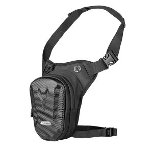【UEB】RZAHUAHU Riding Motorcycle Leg Side Bag Hard Shell Motorbike Phone Waist Pack