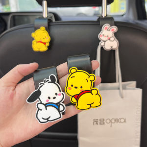 Car Seat Back Hook 2024 New Arrival Car Multifunction Small Hook Cute Cartoon Car Hanging Hook Rear Row