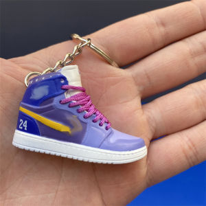 Mini Aj กระเป๋าเป้สะพายหลัง กระเป๋าถือ กระเป๋าเดินทาง ของขวัญสร้างสรรค์ ของเล่นสำหรับคู่รัก โมเดลรองเท้าทรงบอล 3 มิติ กระเป๋าใส่หนังสือ ห้อยกุญแจ