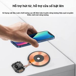 Aideepen | Mô-đun Sạc Không Dây Công Suất Cao 15W Cuộn Phát PCB Với Cửa Sổ Bật Lên Từ Tính Dành Cho Mạch Tích Hợp