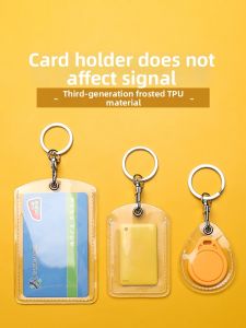 Water Drop Shape Transparent Sensing Card Sleeve