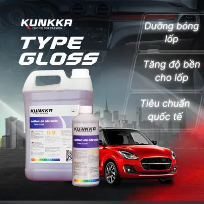 Dung dịch bóng lốp dưỡng lốp gốc nước Kunkka