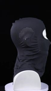 2PCS Breathable Balaclava Motorcycle Full Face Mask Cover Cycling Helmet Liner Windproof Ski Motorbike Hood Cap Cycling Bandana