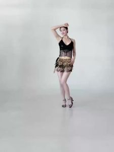 Khăn Quấn Hông Múa Bụng 4 Lớp Dành Cho Nữ Với Tua Rua Đính Sequin Lấp Lánh Phụ Kiện Thắt Lưng Với 13 Màu Sắc Rực Rỡ Dành Cho Vũ Công