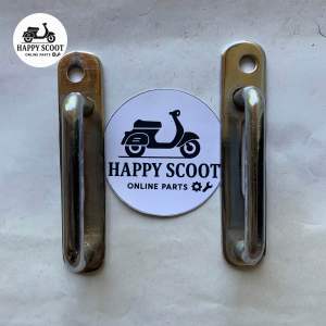 Trapdor Penguat Pengaman Pelindung Dek Lantai Vespa Hitam Chrome Murah