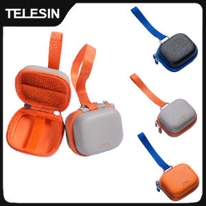 TELESIN | TELESIN DisAdv Mini Storage Bag Carrying Case for DJI OSMO Action 6 5pro 4 3 GoPro Hero Insta360 Half Open Quick Release HandBag