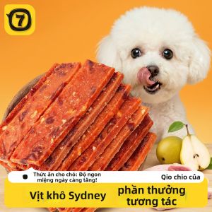 7o | Thịt Gà Vịt Khô Dạng Lát Cho Chó Con Mài Răng