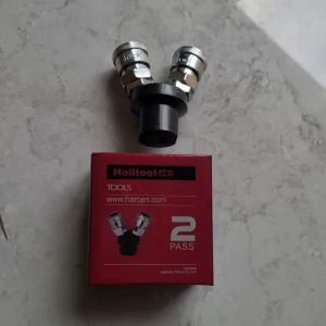 Phụ kiện Dùng trong hệ thống khí nén- Đầu nối nhanh 2 chia tròn Holitool