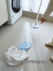 GREENSINDOOR Triangle Mop 360 Degree Rotation Window Cleaning Mop For Dusting Washing