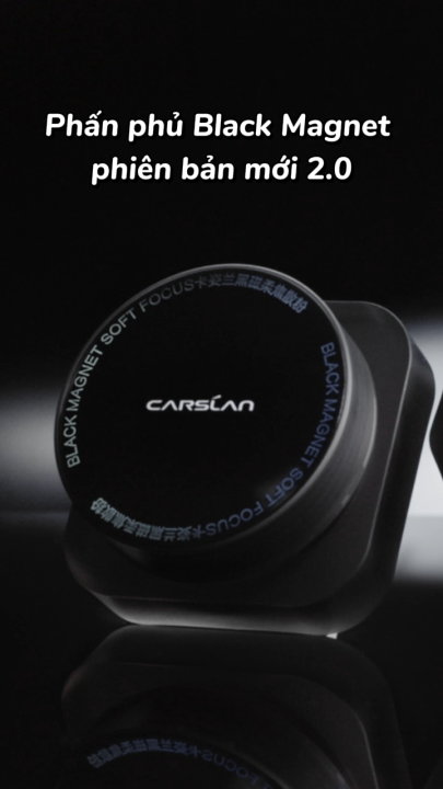 Phấn phủ Black Magnet CARSLAN kiềm dầu màu đen chống nước chống mồ hôi ...