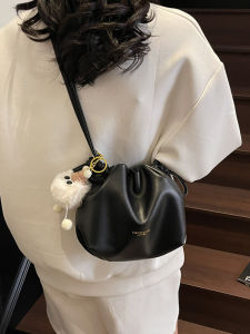 TANGKOU | Stylish Soft Leather Cloud Tote Bucket Bag