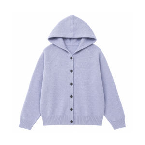 CHANT2nd | Hooded Loose Retro Sweater Knit Cardigan