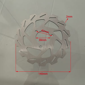 140mm 3 Hole or 6 Hole Disc Brake Rotor for Electric Scooter Kugoo Kukirin G2 Pro/G2 MAX Electric Bike Mountain Road Bike