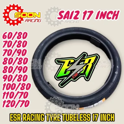 ESR RACING TYRE TUBELESS RED LEO 17 INCH 18 INCH 60/80 70/80 80/80 80/90 90/80 100/80 110/70 120/70