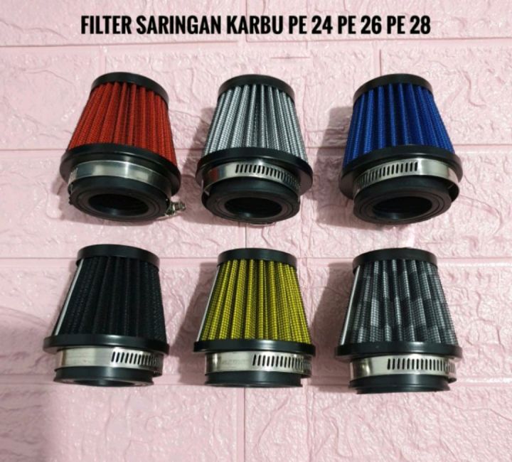 Filter saringan udara karburator pe 24 26 28 model kerucut | Lazada
