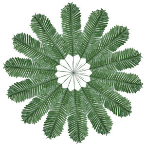 10/20pcs Green Artificial Plants Palm Leaves Simulation Leaf For Jungle Birthday Wedding Party Home Decor DIY Flower Arrangement