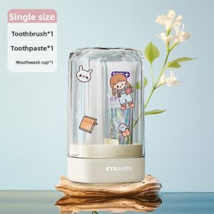 ETRAVEL | Portable Travel Toothbrush and Toothpaste Kit
