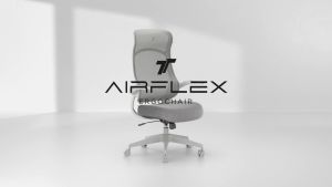 TT AIRFLEX Ergonomic Chair เก้าอี้คอม นั่งสบาย เอียงสูงสุด 121° พนักพิงเป็นทรงรับกระดูกสันหลัง